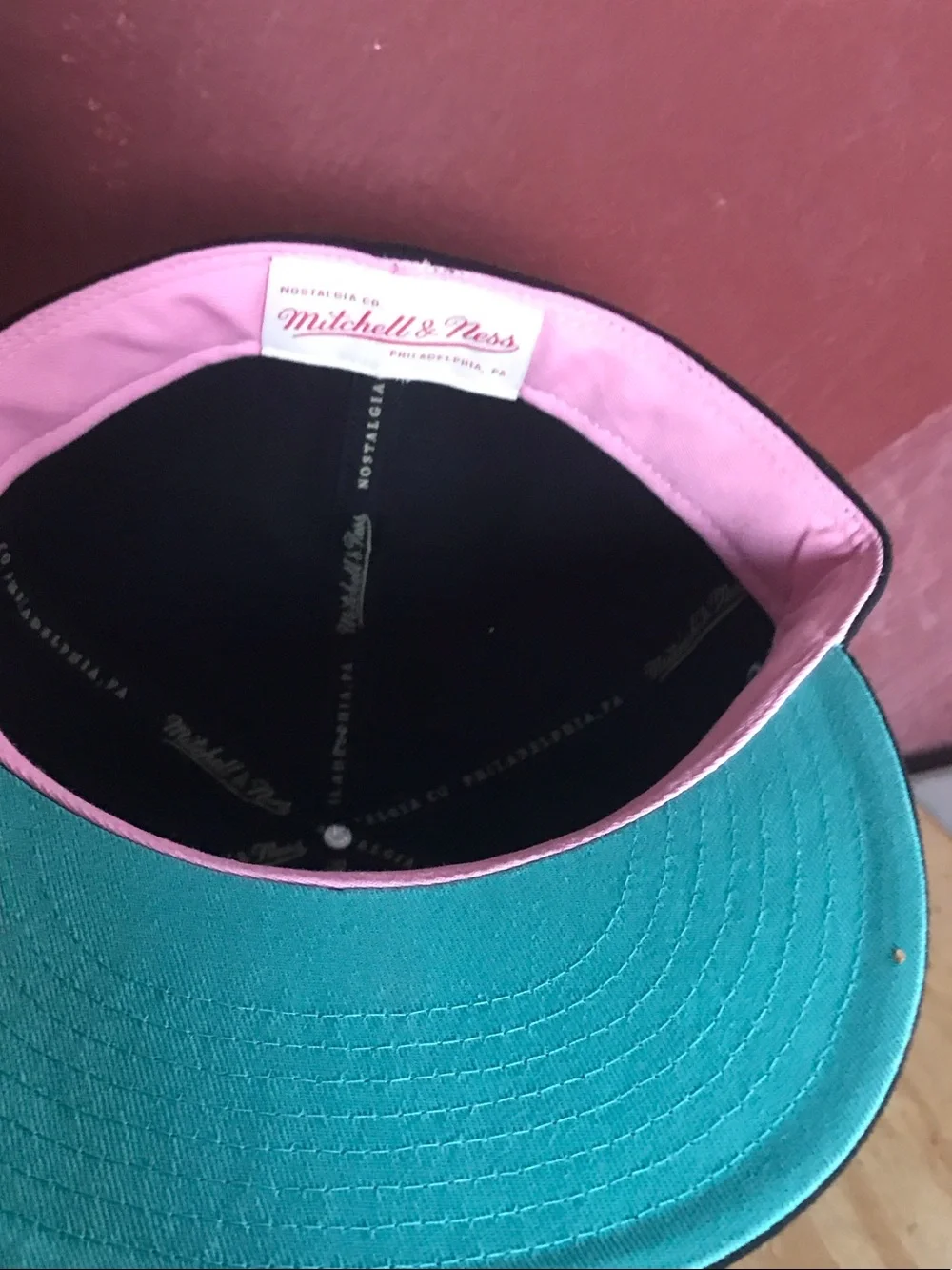 Anti Social Social Club Vancouver Grizzlies Black Snapback Hat with Teal Accent